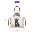 thumbnail image 5 of Happy Anniversary Newfoundland Celebrates Wedding Love Family Party Apron Newfie Dog Lover Gifts for Cooking Grilling Baking Painting Gardening - 01015, 5 of 5