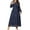 6# Navy Blue, variant on LapaPlus Womens Plus Size Formal Dress Shiny Satin Evening Party Cocktail Maxi Dresses