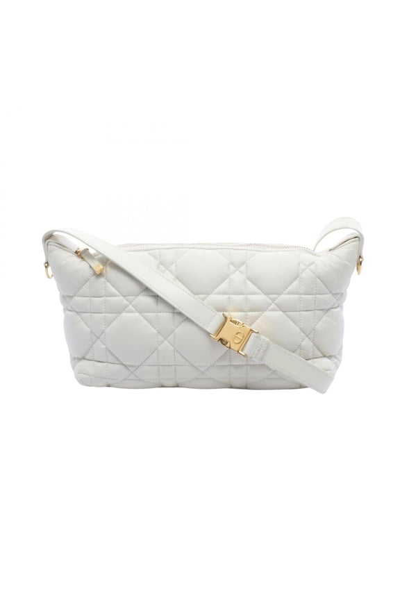 Pre-Owned Christian Dior Dior DIORTRAVEL Nomad Pouch Cannage Shoulder Bag Handbag Leather...