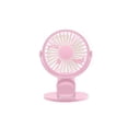 thumbnail image 1 of Cateissary Ventilador de mesa, miniventiladores portátiles de bajo ruido, rotación de 360 ​​grados, recargable por USB, refrigeración por aire para Electrodomésticos Rosa, 1 of 6