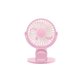 thumbnail image 1 of Cateissary Ventilador de mesa, miniventiladores portátiles de bajo ruido, rotación de 360 ​​grados, recargable por USB, refrigeración por aire para Electrodomésticos Rosa, 1 of 6