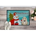 thumbnail image 2 of Caroline's Treasures BB1864JMAT Snowman with Afghan Hound Door Mat, Indoor Rug or Outdoor Welcome Mat 24x36 Doormat ,, 2 of 4