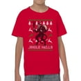 thumbnail image 2 of Jingle Hells Krampus Design Youth's T-shirt, 2 of 3