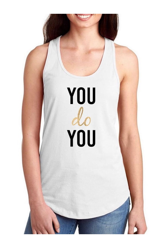 Golden Quote Ii Racerback Tank Women -Anna Hambly Designs, Female x-Large