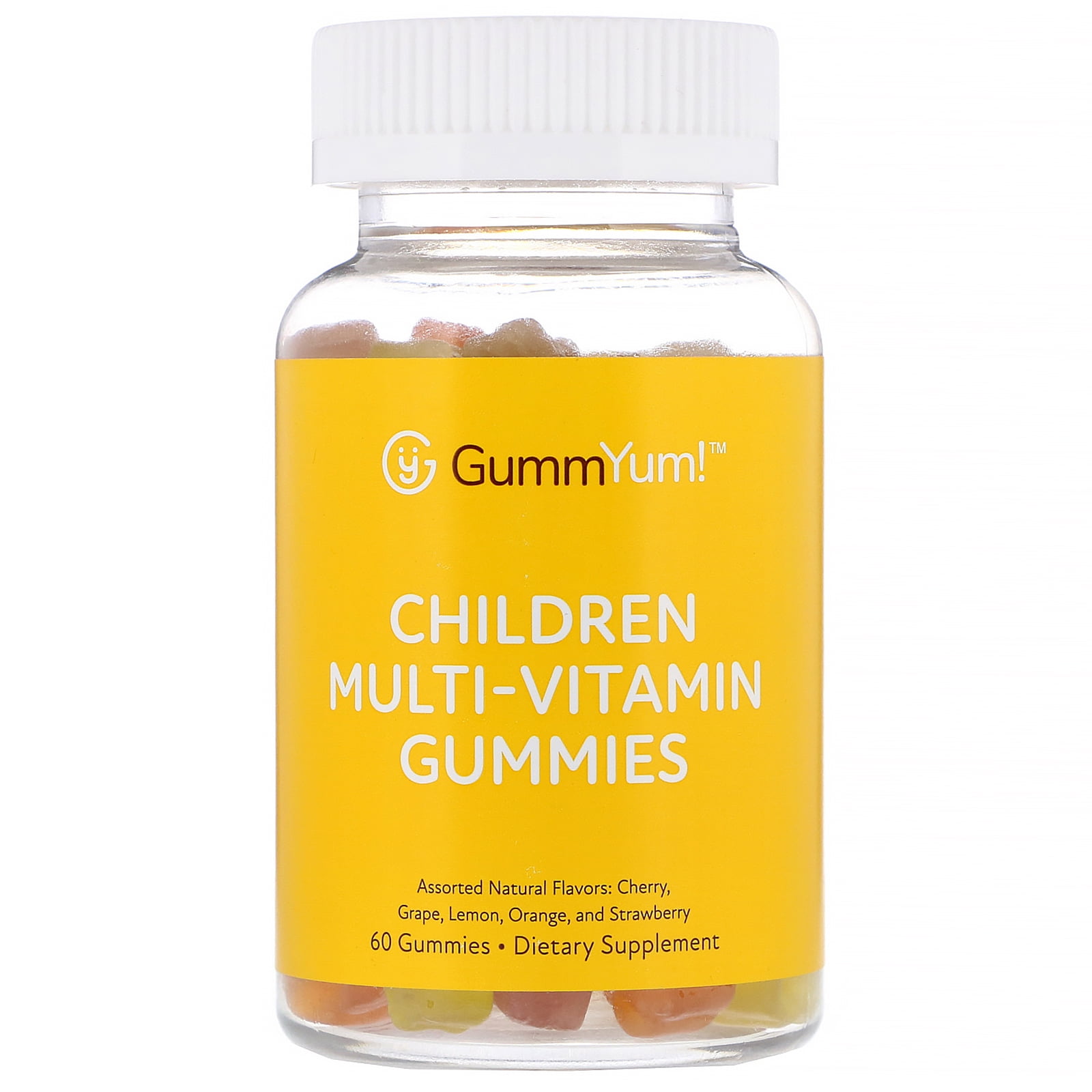 GummYum! Children MultiVitamin Gummies, Assorted Natural Flavors, 60