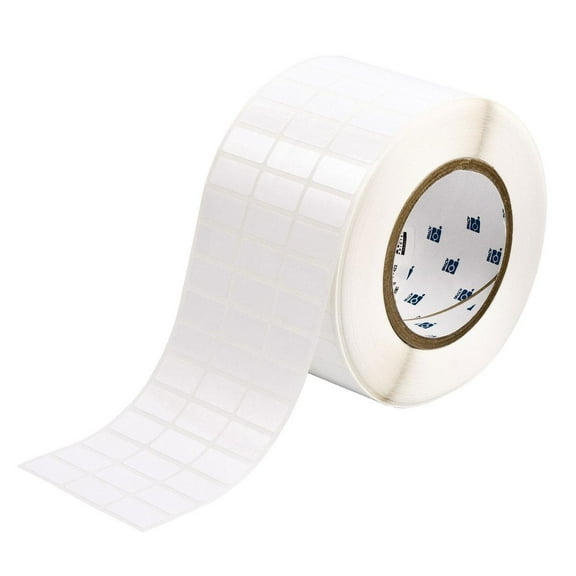Brady 1" x 1/2" White Label, Polyester, THT-5-423-10 THT-5-423-10