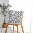 thumbnail image 5 of Pofeuu Snake Print Double-sided plush pillowcase Square Throw Pillow Covers Pillows Cover for Living Room Bedroom Sofa Couch Cushion Cover（No pillow core）-22"x22", 5 of 7