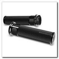 Arlen Ness Slot Track Black Fly-by-Wire Grips (07-303)