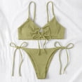 thumbnail image 4 of Trajes de baño para mujer, casuales y de moda, de color sólido, sin mangas, con abertura, para mujer, trajes de baño para mujer, trajes de baño para mujer, trajes de baño de moda playera para mujer, 4 of 8