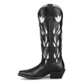 thumbnail image 3 of Justin Boots Womens May Tooled Inlay Snip Toe Cowboy  Tall Boots, 3 of 5