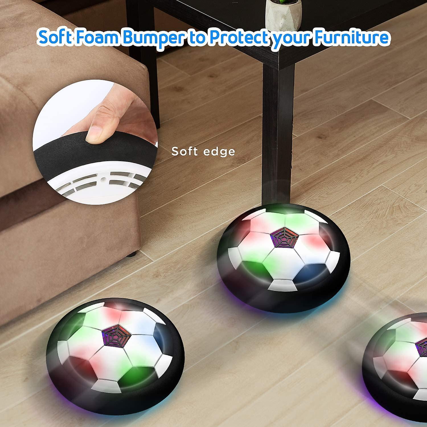 Boy Toys Led Hover Football Air Power Training Ball Game Football Gifts For Boys Kids 3 4 5 6 7 8 12 Year Old Toys