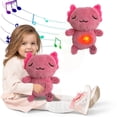 thumbnail image 1 of Luz de respiración para dormir, relajante, luna de amor, lindo juguete de peluche que respira y la música calma al bebé para que se duerma, 1 of 7