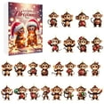 thumbnail image 2 of Monkey Advent Calendar 2025 - 24 Days of Christmas Advent Calendar for Monkey Lovers - Cute monkey Holiday Decor Ornaments-hottest christmas gifts 2025-best christmas gifts for boys(24pc), 2 of 7
