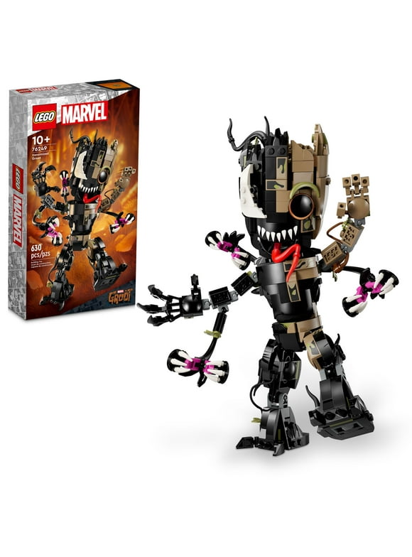 LEGO Marvel Venomized Groot 76249 Transformable Marvel Toy for Play and Display, Buildable Marvel Action Figure for Fans of the Guardians of the Galaxy Movie, Marvel Birthday Gift for 10 Year Old Kids