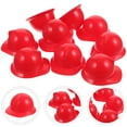 thumbnail image 3 of MOVTOTOP 10Pcs Mini Helmets Creative Mini Helmet Red Color for Imaginative Play Entertainment Decorative Use by Children, 3 of 8