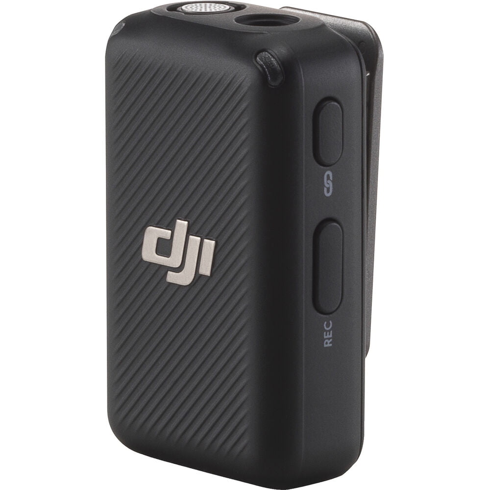Open Box DJI Mic (1 TX + 1 RX), Wireless Lavalier Microphone, 250m Range, Compact and Ultra-Light, 14-Hour Recording, Wireless Mic for PC, iPhone, Andriod, Cameras, Record Vlogs, Live Stream
