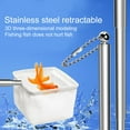thumbnail image 4 of Walbest Fishing Net Aquarium Fishing Mesh Telescopic Long Handle Flexible Durable Fish Tank Fishing Net, 4 of 10