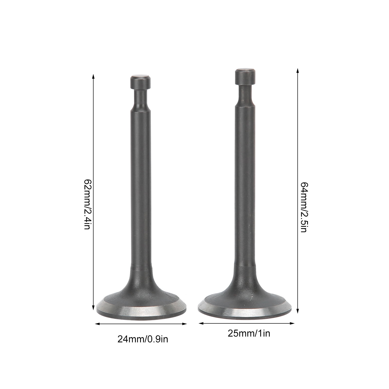 Intake Exhaust Valve Kit Engine Intake Exhaust Valve 2 Set Intake