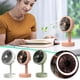 thumbnail image 1 of Ventilador de sobremesa con luz LED - USB recargable, 3 velocidades, ajustable a 75°, diseño plegable portátil para oficina y hogar, 1 of 2