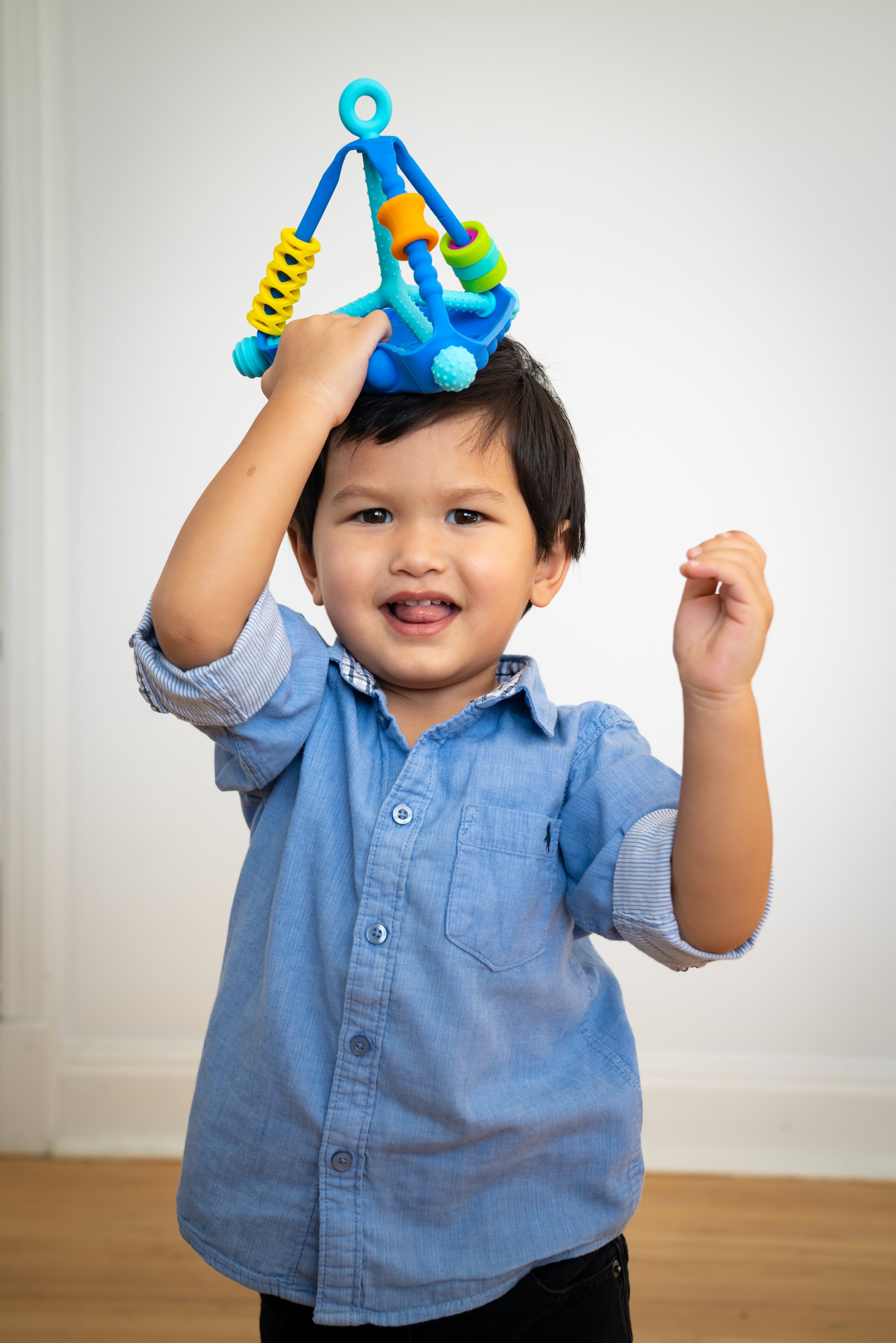 Mobi Wigloo Sensory Toy for Babies & Toddlers Silicone Montessori Toy for Teething