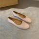 thumbnail image 3 of Bailamos Fashion Bow Tie Flats Ballet Shoes Women Ballet Femenino Punta Redonda Corte Bajo Bailarina Mocasín Suave Zapatos De Vestir Zapato, 3 of 5