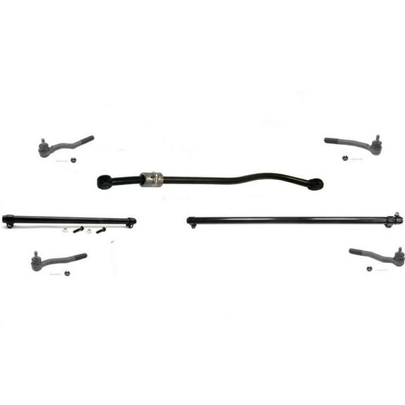 Steering Kit Tie Rods Sleeves 7Pc Kit Fits 1999-2004 Jeep Grand Cherokee