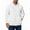 White, variant on Mens Dialysis Sweatshirts Full Zip Lightweight Hemodialysis Jacket Warm Hoodie Sweatshirt with Arm Zipper White S