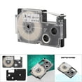 thumbnail image 1 of Replacement Black on Optional Color Small Volume Label Maker Tape 9mm Label Tape Cartridge for  Black on Clear, 1 of 7