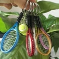 thumbnail image 4 of 6 Pcs Mini Raquette de Tennis avec Porte-Clés en Résine, 4 of 7
