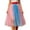 MC3, variant on MAIHAN-Skirts for Women Sparkly Skirt For Women Carnival Holiday Skirts Color Layered Skirt High Waist Elastic Band Party Performance Mesh Rainbow Skirt(Black)