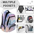 thumbnail image 6 of Jeiento Kids School Backpack Lightweight Large Capacity 17 Inch Galaxy Axolotl Bookbag for Boys Girls Elementary Students, Multi-Pocket Casual Daypack for School Travel Hiking, 6 of 7