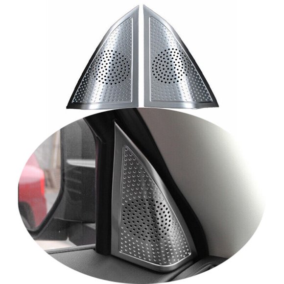 for Jeep Patriot Compass 10-16 Matte Silver A Pillar Horn F for Ram e Cover Trim auto