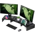 thumbnail image 1 of FITUEYES Computer Monitor Riser Desktop Laptop Stand Length Angle Adjustable Speaker PC Stand, DT111101WB, 1 of 6