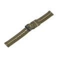 thumbnail image 2 of Uxcell Brown Khaki Nylon Watch Band 18mm Width Soft and Comfortable Nylon Strap with Black Buckle, 2 of 6