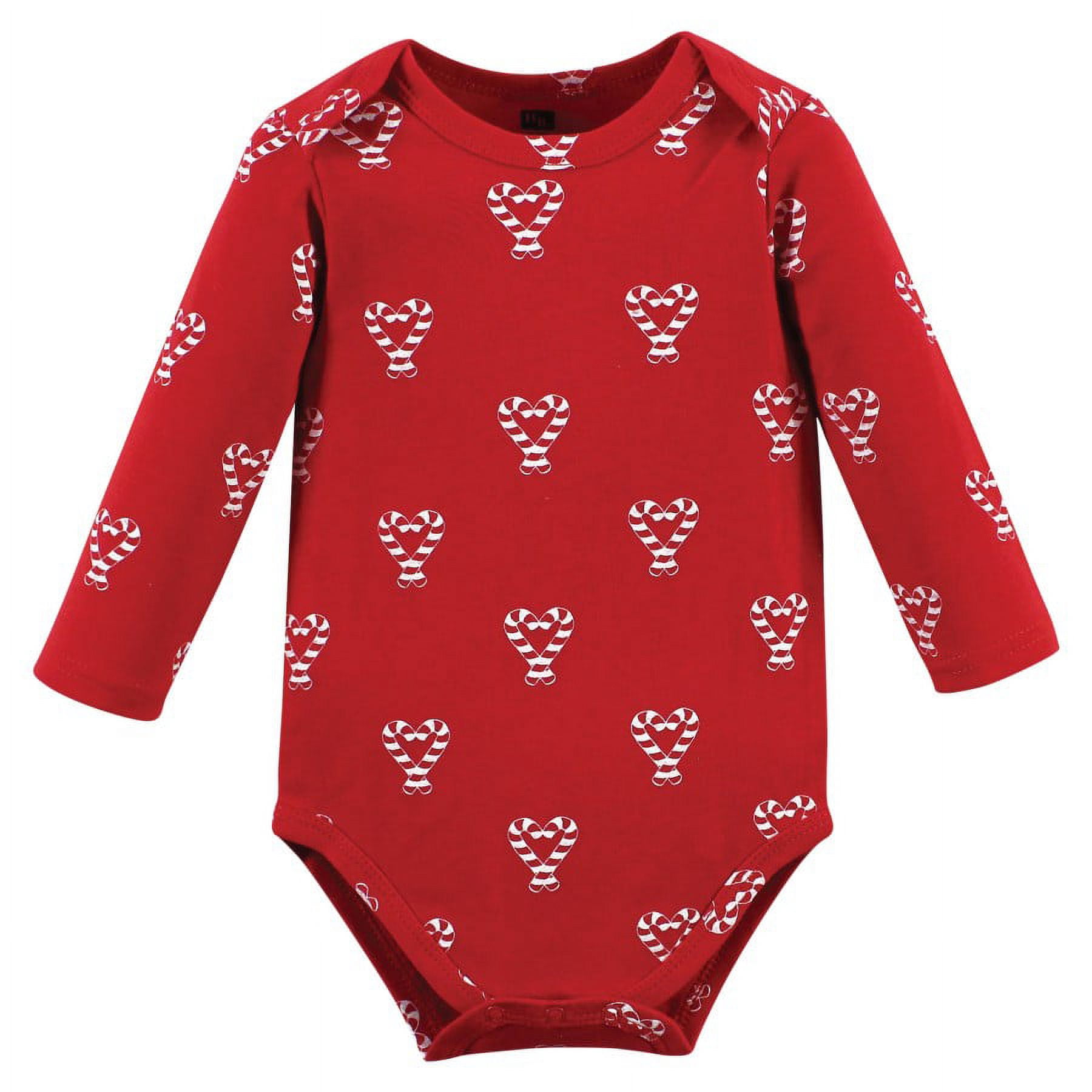 Hudson Baby Girl Cotton Long Sleeve Bodysuits, 3-Pack, Sizes Newborn-24 Months