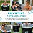 thumbnail image 4 of Explore Ice Bath Pro Max XL Athlete Cold Plunge Bath Tub, 2 Pack, Black, 4 of 11