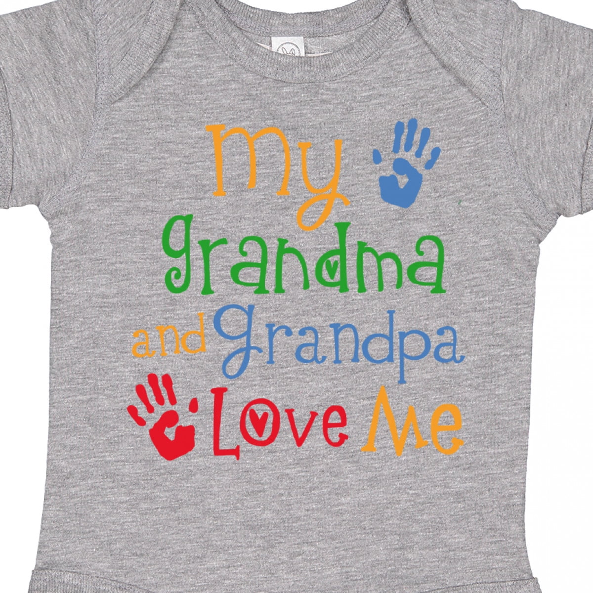 Inktastic My Grandma and Grandpa Love Me Boys or Girls Baby Bodysuit