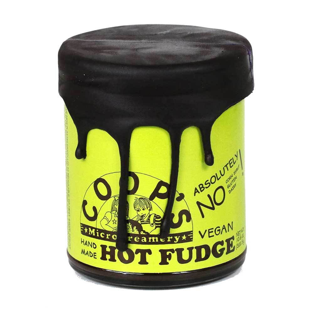 Coop's Vegan Hot Fudge Sauce, 10.6oz jars (2PACK)