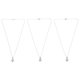 thumbnail image 1 of Collares de aleación 3 unids collares luminosas colgantes collares chics (color surtido), 1 of 5