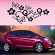 thumbnail image 3 of 2 piezas de tatuaje de coche de mariposa y flor, 3 of 3