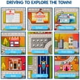 thumbnail image 3 of Alfombra de juego para niños, antideslizante, para conducir coches de juguete, para ciudad, para niños, niñas, educativa, con temática de tráfico, para sala de juegos, 3 of 5