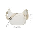 thumbnail image 3 of Bolso Bandolera De Nailon 1Pcs Multi Compartment Nylon Crossbody Bag with Adjustable Waist Strap for Outdoor Cycling Sports and Versatile Commuting 13.78x11.81x1.97" JASKFLY, 3 of 8