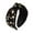 Black, variant on Women Baseball Knot Headband Stylish Shiny Pearl Sports Team Game Day Accessories Hair Band for Athletic Fashion