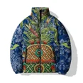 thumbnail image 3 of Tops de invierno para hombre Abrigo para hombre Chaqueta de algodón personalizada con estampado de corazón mecánico y cara verde para hombre Chaquetas Abrigos, 3 of 5