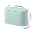 thumbnail image 3 of MOPOOR Mini Trash Can with Lid Removable Small Garbage Can Tiny Plastic Trash Bin, Pop Up Countertop Wastebasket, Counter Garbage Lint Bin for Bathroom,Office,Kitchen,Desk,Coffee Table, 3 of 8