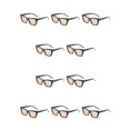 thumbnail image 2 of Jumpingount Gafas de sol con foto callejera personalizadas: destaque con gafas únicas para sesiones de fotos Té negro brillante a la moda negro brillante 10Conjunto, 2 of 6