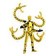 thumbnail image 1 of "Figuras De Acción T13 Robot 3d Con Articulaciones Móviles Belug  amarillo ", 1 of 4