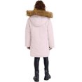 thumbnail image 6 of WenVen Girl's Winter Coat Padded Puffer Jacket Fleece Windproof Parka with Removable Hood Pink 8Y, 6 of 8