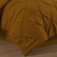 thumbnail image 6 of Chezmoi Collection 10-Piece Bed in a Bag Comforter Set, Pintuck Design, All Season Soft Microfiber Bedding with Sheets, Pillow Shams & Decorative Pillow, Spice Orange, King, 6 of 9
