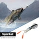 thumbnail image 1 of Cebos artificiales de 15 cm, accesorios para aparejos de pesca realistas y duraderos (negro rojo), 1 of 3